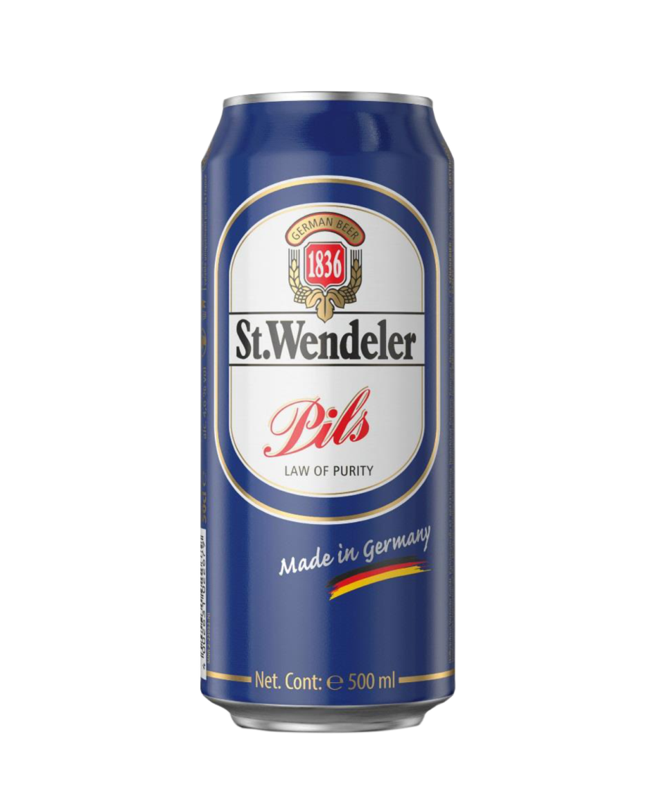 ST. WENDELER PILS - bia lúa mạch ( bia vàng ). 